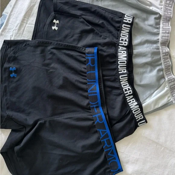 Under Armour Black and Gray Boxer Briefs Trio - Picture 1 of 7